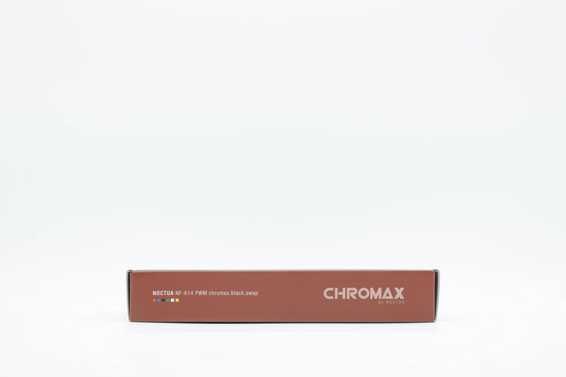 Noctua NF-A14 PWM chromax.Black.swap, Premium Quiet Fan, 4-Pin (140mm, Black) pack of 1