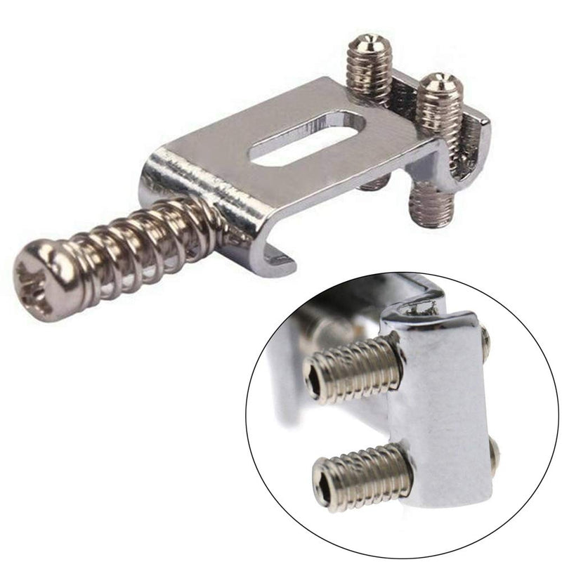 6 Pack Roller Tremolo Bridge Saddles for Strat Stratocaster and Tele Telecaster Electric Guitars, Nickel Silver