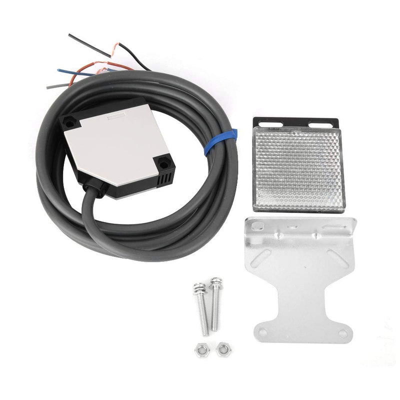 [AUSTRALIA] - E3JK-R4M1 IP65 ABS Shell Specular Reflective Photoelectric Sensor Sensor Switch (DC12-24V 500mm) 