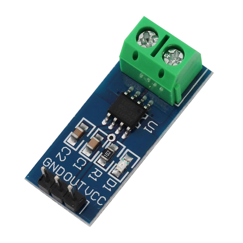 Heevhas ACS712 5A ACS712ELC-05B Current Sensor Module Hall Current Sensor Range Module for Arduino (Pack of 2) 2 x 5 A
