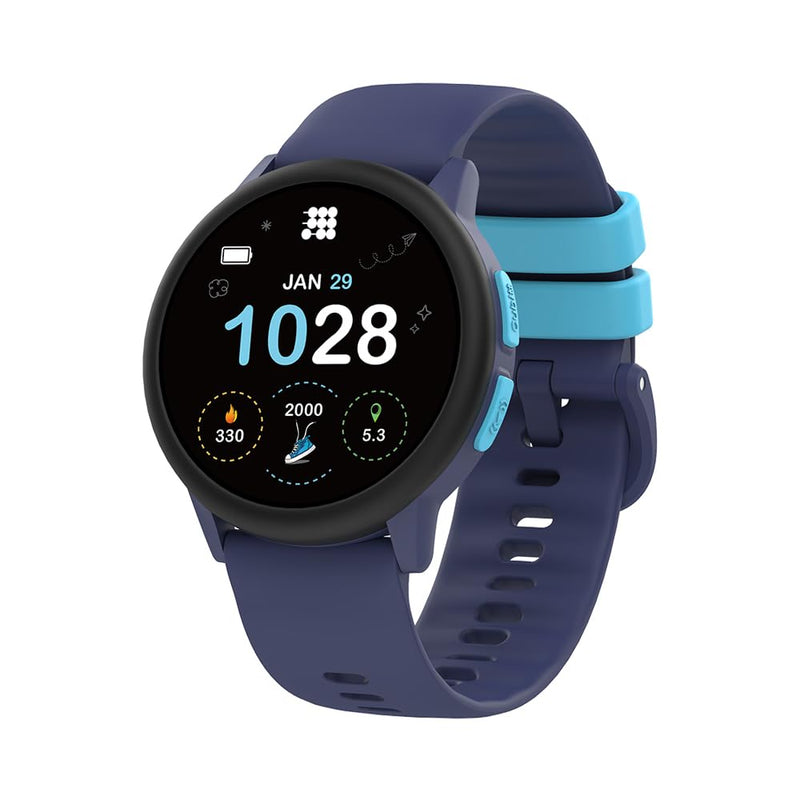 Cubitt Hero Gen 4 Smart Watch 1.27" IPS Display IP68 – Blue | Apple Find My & Android Find Hub, Heart Rate & SpO2 Monitoring, Sleep Tracking, Bluetooth 5.3, USB Charging