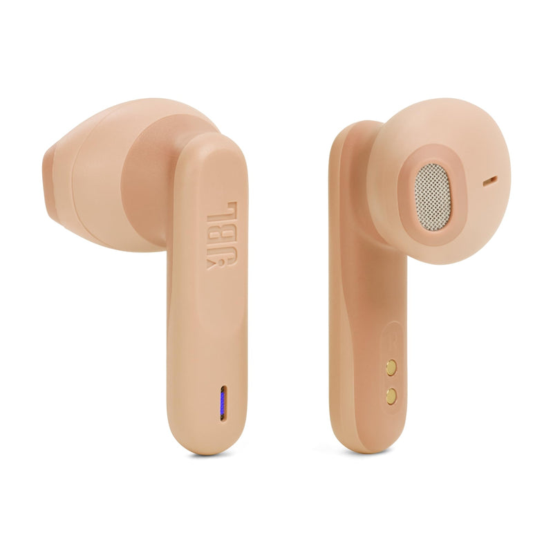 JBL Vibe Flex True Wireless Earbuds – Bluetooth Earphones with Deep Bass Sound, IP54 Water & Dust Resistant, Long Battery Life, Voice Assistant Compatible, Open-Ear Design (Beige) Beige