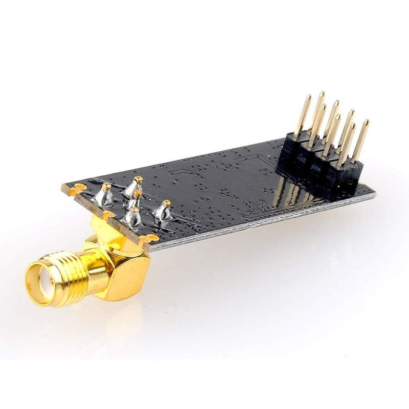 HiLetgo 2pcs NRF24L01+PA+LNA Wireless Transceiver RF Transceiver Module with SMA Antenna 2.4G 1100m Small