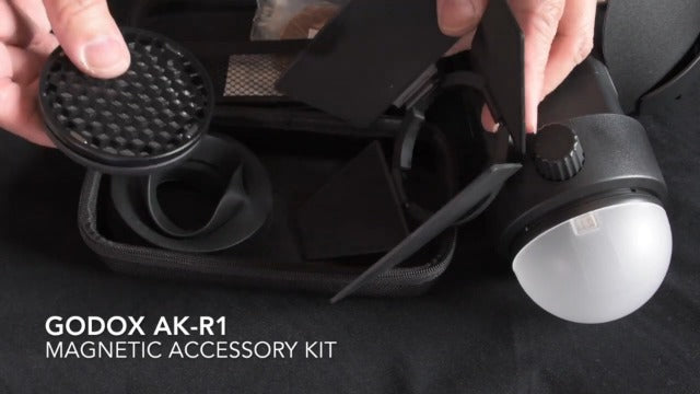 GODOX AK-R1 Accessories Kit for GODOX V100 / V1 Pro / V1 / AD100Pro and H200R Round Flash Head to Godox AD200Pro II / AD200Pro / AD200 Single