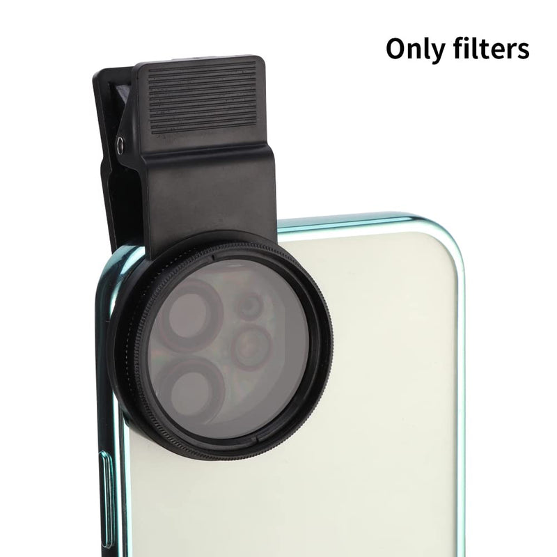 37MM Circular Universal Clip-on Design Portable Polarizer Camera Lens CPL Filter Professional CPL Lens(Black)