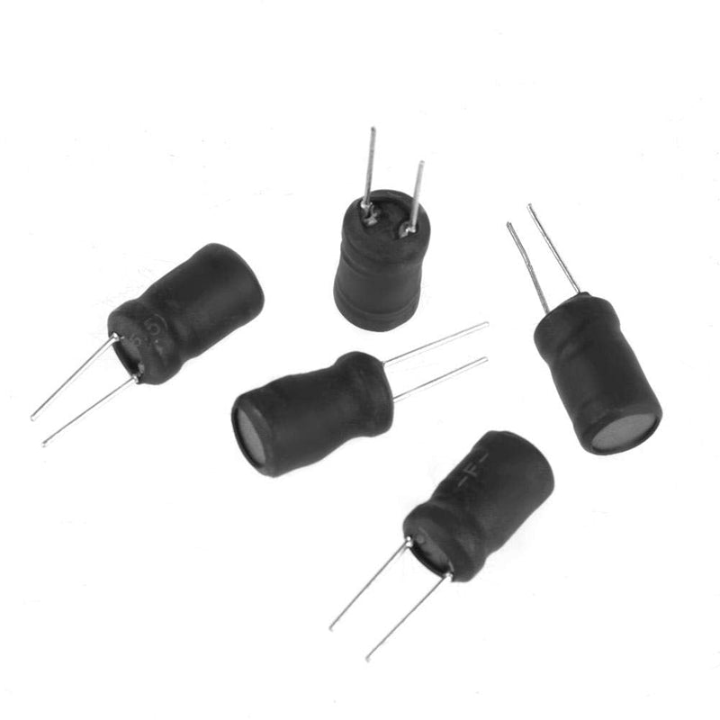 Inductors 10uH-10mH 12 Values Choke Coils Assorted Kit Electronic Inductors With Special Guide Pin Structure Small Vertical Inductors Take Up Less Space