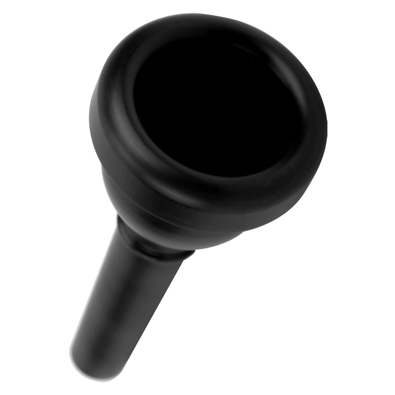Alto Trombones Mouth, Lightweight Trombone Mouthpiece ABS Plastic Detachable Nozzle MT‑22 for Beginners Gift Professonal Musical Instruments Exercising(black)