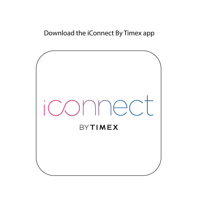 iConnect by Timex Classic Round Touchscreen Smartwatch with Heart Rate, Notifications and Two-Way Bluetooth Calling White/Silver-Tone