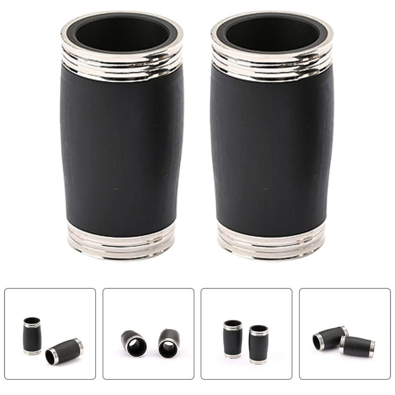 2pcs Clarinet Barrel Clarinet Tube Tuning Tube Adjustable B Flat Clarinet Barrel Treble Pitch 58MM Barrel for Clarinet