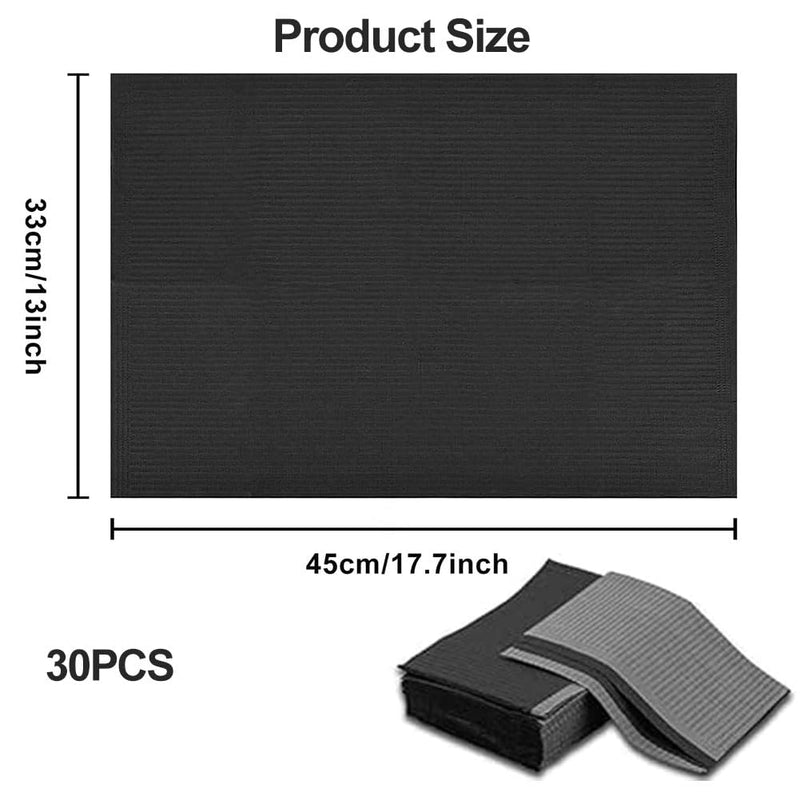 Dental Bibs, Tattoo Bibs, Tattoo Pads, Tattoo Tablecloths, Dental Bibs, Disposable Clean Pad for Tattoo Applications, Table Covers for Nail Salon, 33 cm x 45 cm, Pack of 30