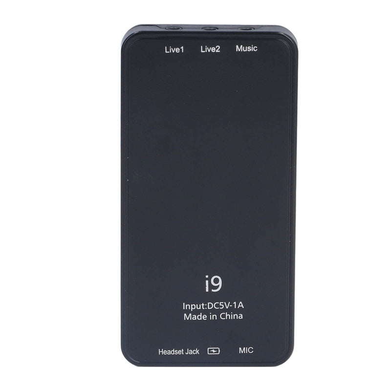 I9 Voice Changer Set, Mini Live Broadcast Voice Disguiser, Handheld Microphone Voice Changer, 8 Different Sounds/Sound Effects, for iOS, for Android(English Version) English Version
