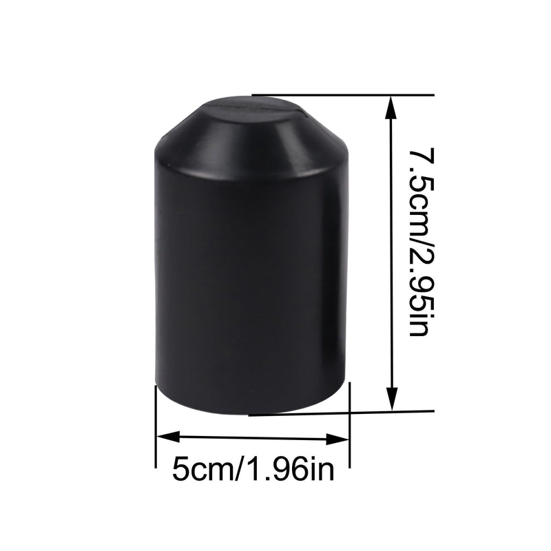 Heat Shrink Tube Heat Shrink Caps 50 mm Warm Shrink End Cap Waterproof Insulation Protection for Cable End Pack of 4 (50 mm)