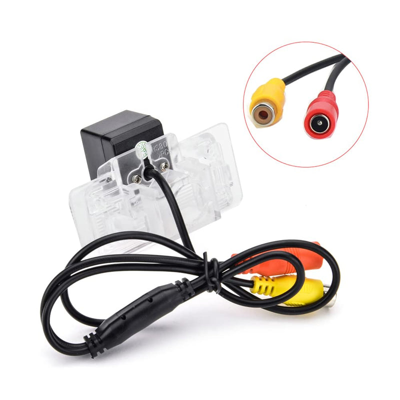Vlicevrn HD Full Vehicle Car Rear View Camera Dynamic Trajectory Tracks Line Night Vision Backup Parking Camera for Nissan Altima L32A D32 L33 / Maxima A34 A35 / Teama J31 J32 / Tiida 4D C11 Latio