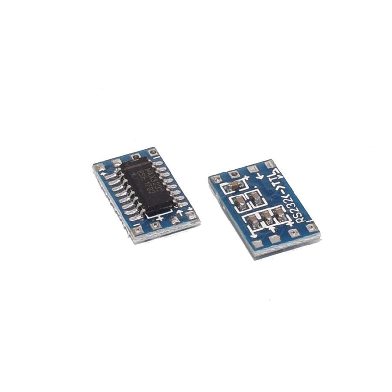 HiLetgo 10pcs Mini RS232 to TTL MAX3232 to TTL Level Converter Board Serial Converter Board RS232 to TTL Serial