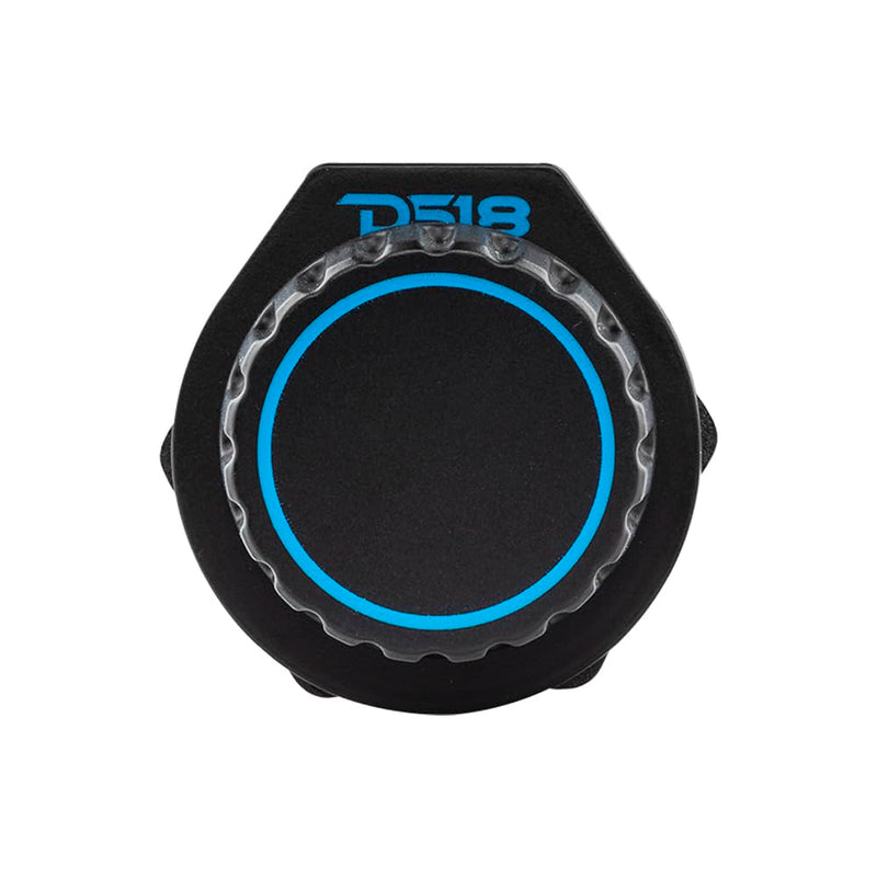DS18 MBKR Marine Bass Knob Remote Gain/Volume - Compatible with Any Source Unit - Bass Knob Level Controller - Universal RCA Line Level Control Waterproof Design for All Audio Applications