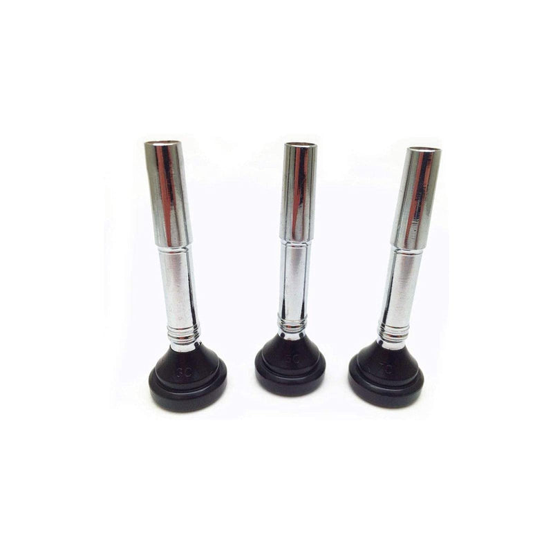Liyafy 3pcs Trumpet Mouthpiece 3C 5C 7C Black Plastic and Metal Mouthpiece