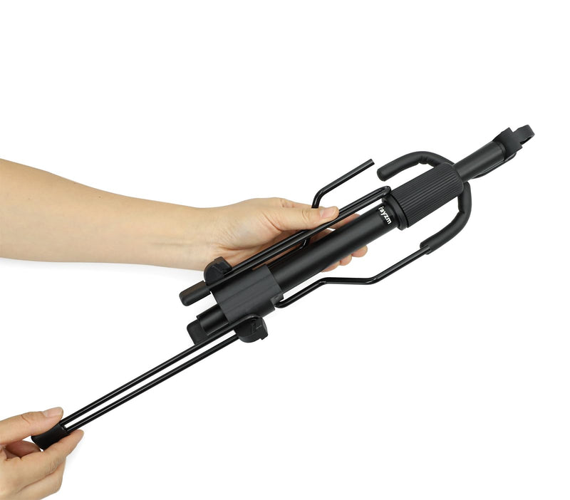 Rayzm Electric Wind Instrument Stand, Adjustable Portable Folding Metal Aerophone Stand Holder for Digital Wind Instruments