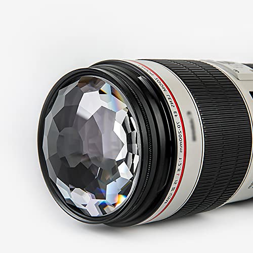 77mm Kaleidoscope Prism Camera Glass Filter Variable Number of Shooting Objects Gourmet Wedding Effect SLR Photography Accessories