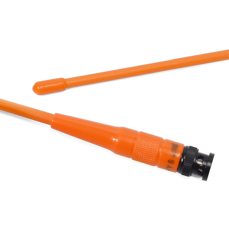 [AUSTRALIA] - HYS BNC HT Antenna, 144/440 MHz Dual-Band High Gain Handheld Antenna for ICOM IC-V9 Motorola HT440 CP500 Uniden Bearcat Whistler VHF/UHF Ham Radio (Pack of 2) Orange 2pcs 