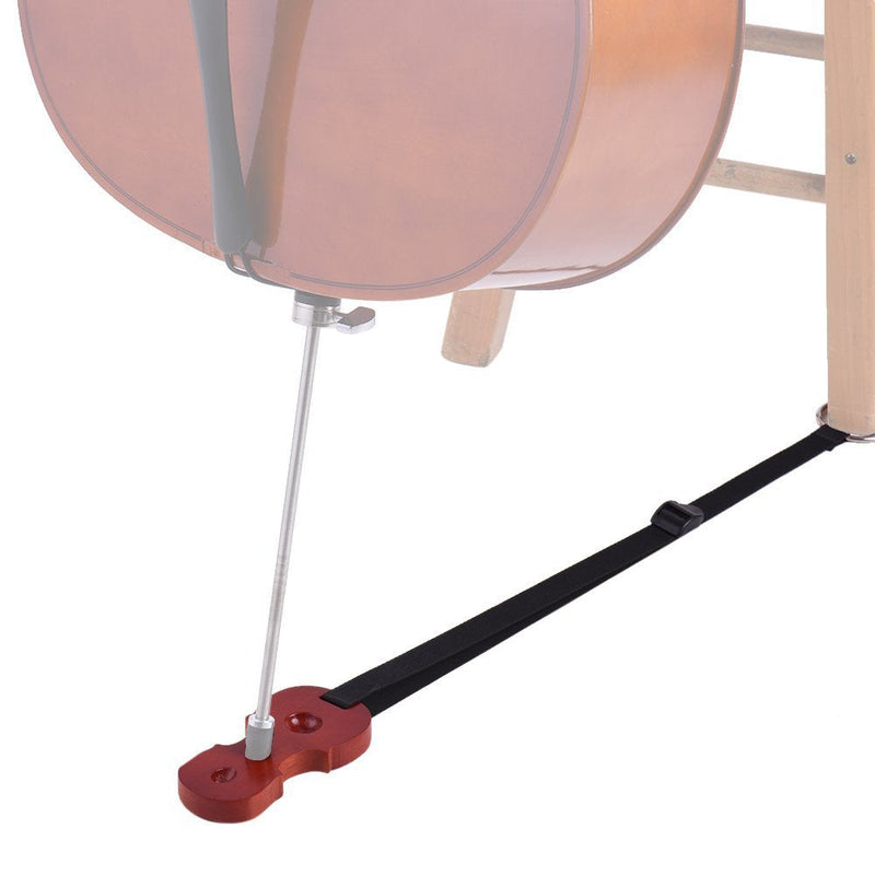 [AUSTRALIA] - PUNK Solid Wood Cello Endpin Rest Non-slip Stopper Anchor Protector in Cello Shape 3 Holes Holder (3A) 3A 