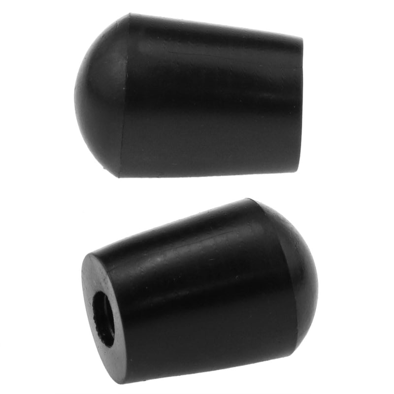 2PCS Double Bass Endpin Rubber Tip Stopper Bass Endpin Protector for Double Bass End Pin Protector (Black, ID: Approx. 10mm)