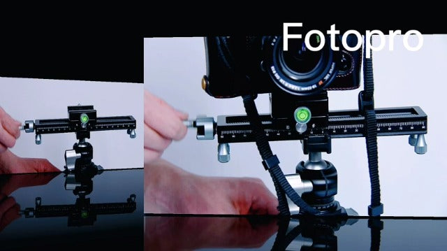 Fotopro Macro Focusing Rail Rack Slider for Close-up Shooting Macro Photography with Quick Release Plate 7.4 Inch Aluminum Alloy Universal Camera Slider for DSLR Camera Camcorder Film Photography