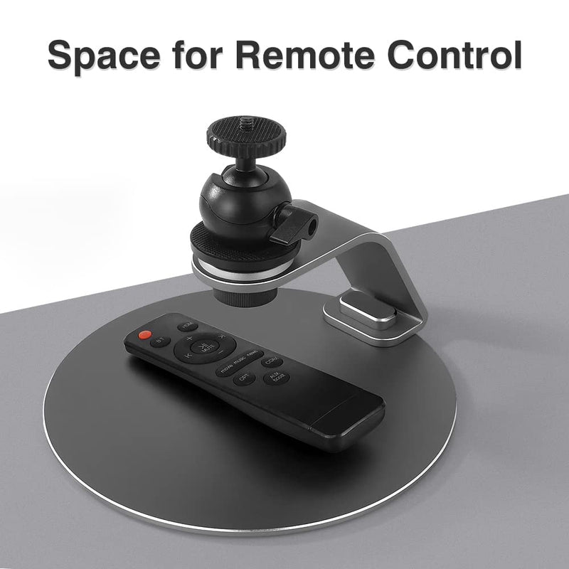 Projector Stand with Universal Swivel Ball Head Screw Table Mobile Projector Mount Aluminum Alloy Removable Adjustable Projectors Bracket Liboer … With Swivel Ball Head