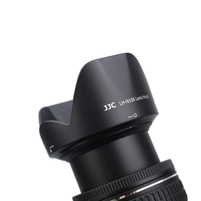 JJC HB-N106 Reversible Dedicated Lens Hood Shade for Nikon AF-P DX 18-55mm f/3.5-5.6G VR, AF-P DX 18-55mm f/3.5-5.6G Lens on Nikon D3500 D3400 D5600 D7500 Camera (NOT for Older Nikon 18-55mm Lens) Nikon HB-N106 Replacement