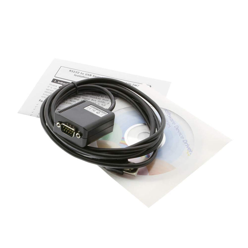 SerialGear USB RS-232 Industrial Adapter Isolated and Surge Protected FTDI Chip