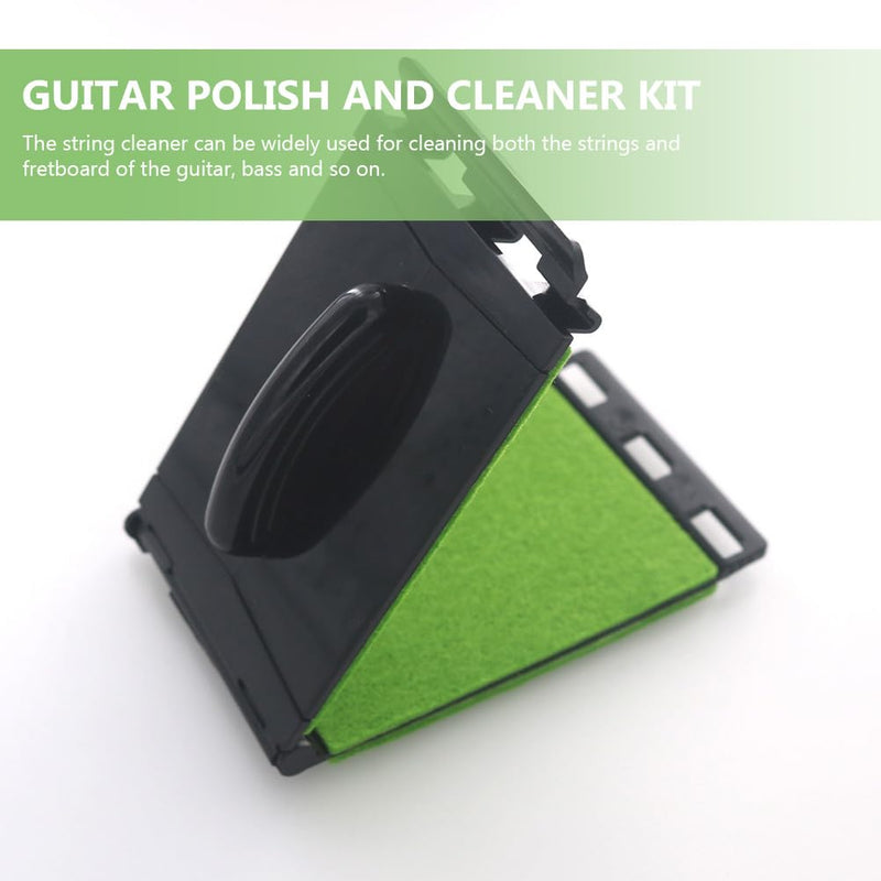 VICASKY 2pcs Guitar String Cleaner Clean Fretboard Cloth Tool Scrubber Guitar String Cleaner, Guitar Fretboard Fingerboard Scrubber Cleaner Cleaning Cloth Tool Cleaning Maintenance Care Kit