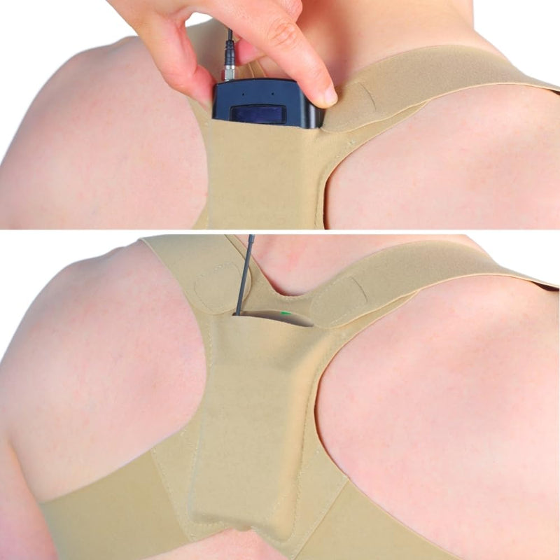 URSA Back Strap - Secure Microphone & IEM Pack Harness (Beige, Large) Beige
