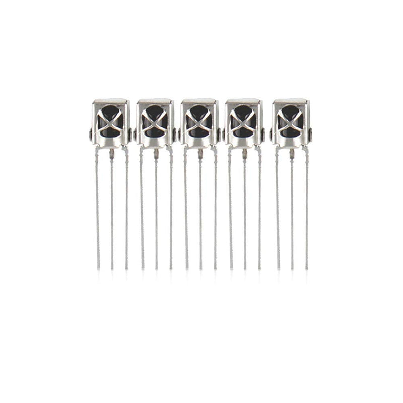 BIlinli TL1838 VS1838B 1838 38 Khz IR Infrared Receiver with Metal Housing Universal Receiver Pack of 10