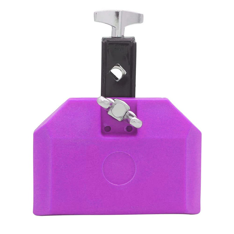 5“ Jam Block Musical Percussion Instrument Plastic Latin Drum Instrument (Purple) Purple