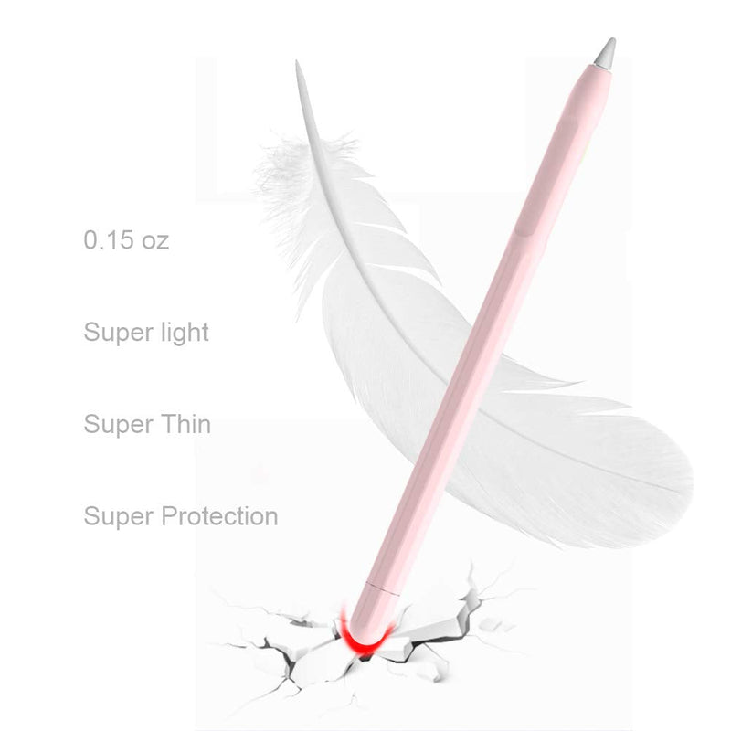 YINVA Case for Apple Pencil Apple Pencil Accessories Grip Holder for Apple Pencil 1st Generation Cover Sleeve for Apple Pencil with Protective Nib Cover for iPad Pencil(Pink) Pink For 1st Gen