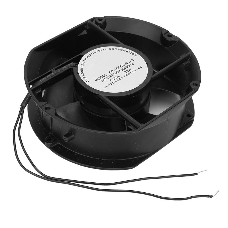 AC Axial Fan AC220V 38W Oval Ball Bearing Fan for DIY Cooling Ventilation Exhaust Projects