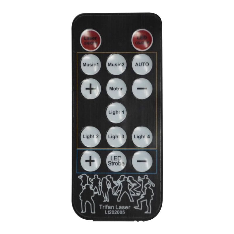 Dj Party Lights,9 Lens Strobe Laser Rave Light Show with DMX & Sound Activated with Remote Control Party Light Dj Disco Lights Indoor for Dance Birthday Wedding Stage Lighting