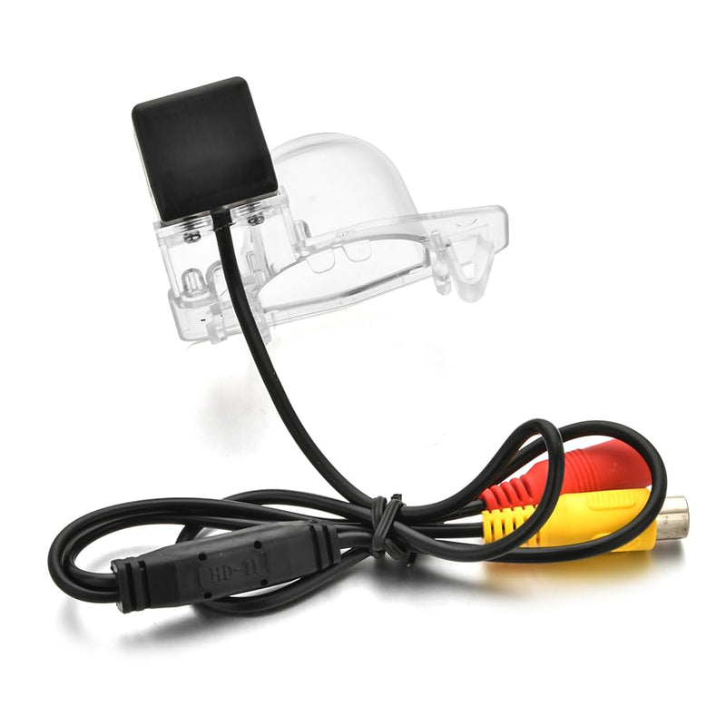 AHD1080P Car Reverse Camera for Honda CRV CR-V Odyssey Crosstour Insight Jazz Fit Hatchback, License Plate Light Replacement, Fisheye Golden Backup Cam, Night Vision, 170° Wide Angle, IP69