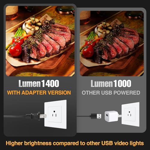 EMART 60 LED Portable Product Photography Light for Tabletop Photo,2-Pack Continuous