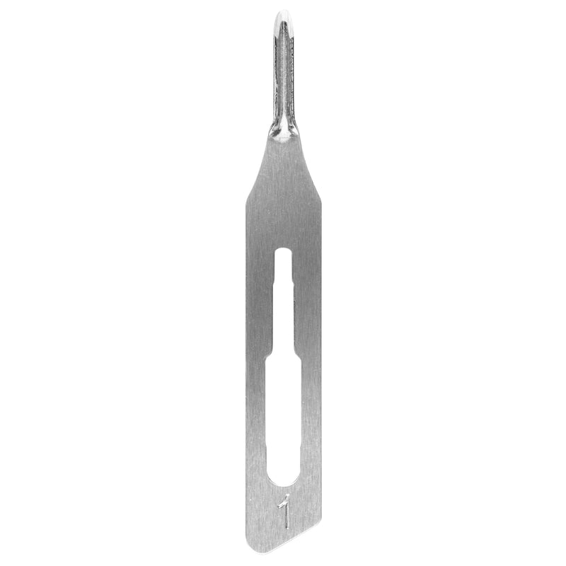 May 10 x Hollow Chisel Blades Figure 1 Sterile, Suitable for Scalpel Holder No. 3 - Sterile Blades for Foot Care & Podiatry for Removing Corns, Calluses in Nail Fold & Ingrown Nails