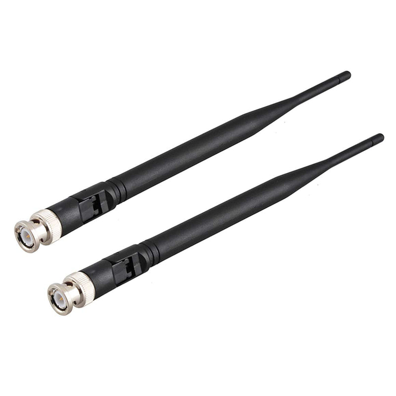 Bingfu Wireless Microphone Receiver Antenna UHF 400MHz-960MHz BNC Male Antenna (2-Pack) for Wireless Microphone System Receiver Remote Digital Audio Mic Receiver Tuner UHF Ham Radio