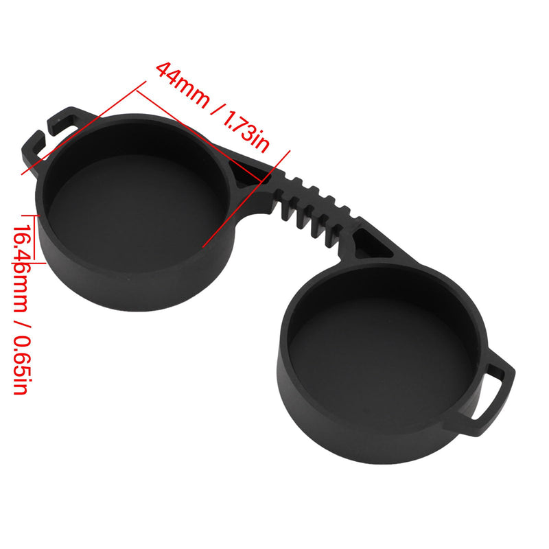 [AUSTRALIA] - 43‑44.8mm Binocular Ocular Lens Cover Binoculars Rainguard Eyepiece for 8x30 10x30 8x32 10x32 8x42 10x42 8x50 Binoculars 