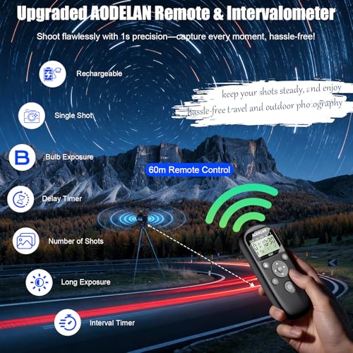 for Sony Camera Wireless Rechargeable Timer Shutter Release Remote Control for Sony