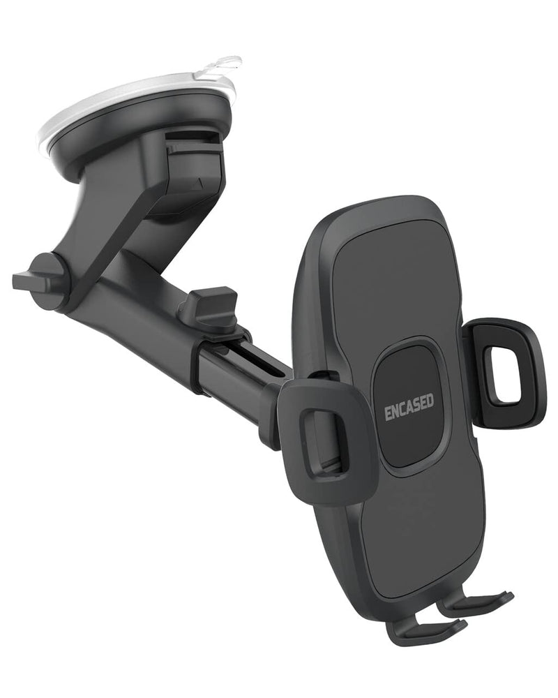 Encased [Updated V2] Samsung Phone Holder - Car Mount for Galaxy Models S20 S21 S22 S23 S24 Plus, Ultra, Dash + Windshield Mounting, Case Friendly Design (2024)