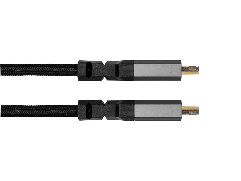 Monoprice 8K Certified Ultra High Speed HDMI Cable - 25 Feet - Black | Braided - HDMI 2.1, 8K@60Hz, 4k@120Hz, 48Gbps, HDR, VRR, CL3 in-Wall Rated