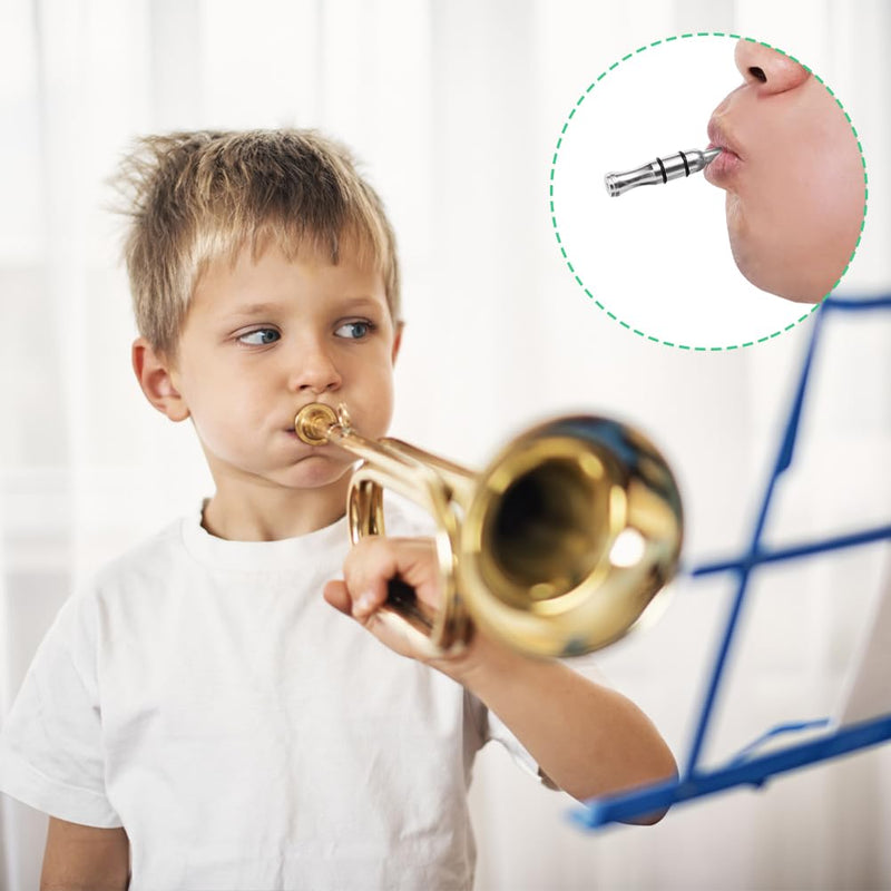 Joyzan Embouchure Trainer, Trumpet Mouth Strength Training Device Lip Muscles Builder Mouthpiece Accessory Trombones Clarinet French Horns Saxophones Woodwinds Cornet Player Brass Wind Instrument