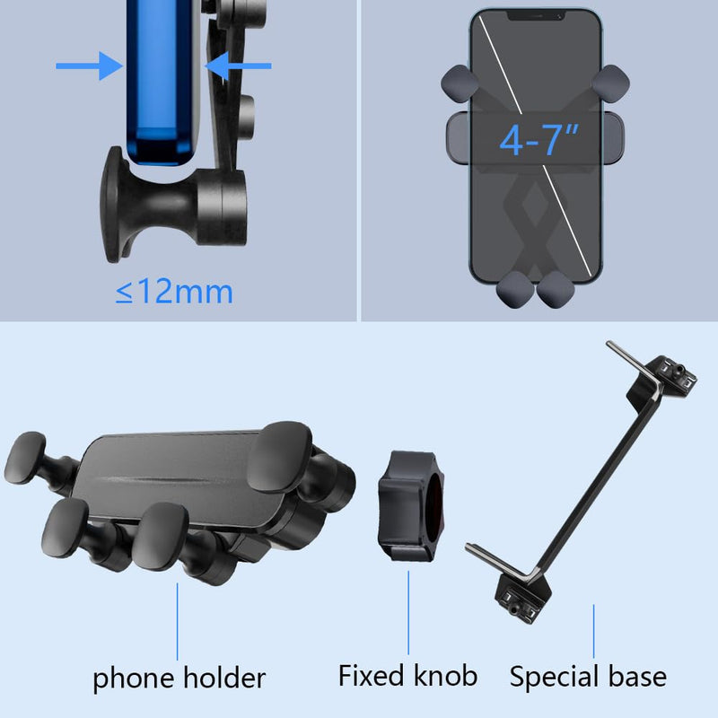 Car Phone Holder Mount for Toyota Tacoma 2024 2025 2026，4Runner 2025 2026【8-inch Screen】 Auto Accessories Navigation Screen Bracket Interior Decoration Mobile Cell Phone Mount For Toyota Tacoma 2024-2026【8-inch screen】