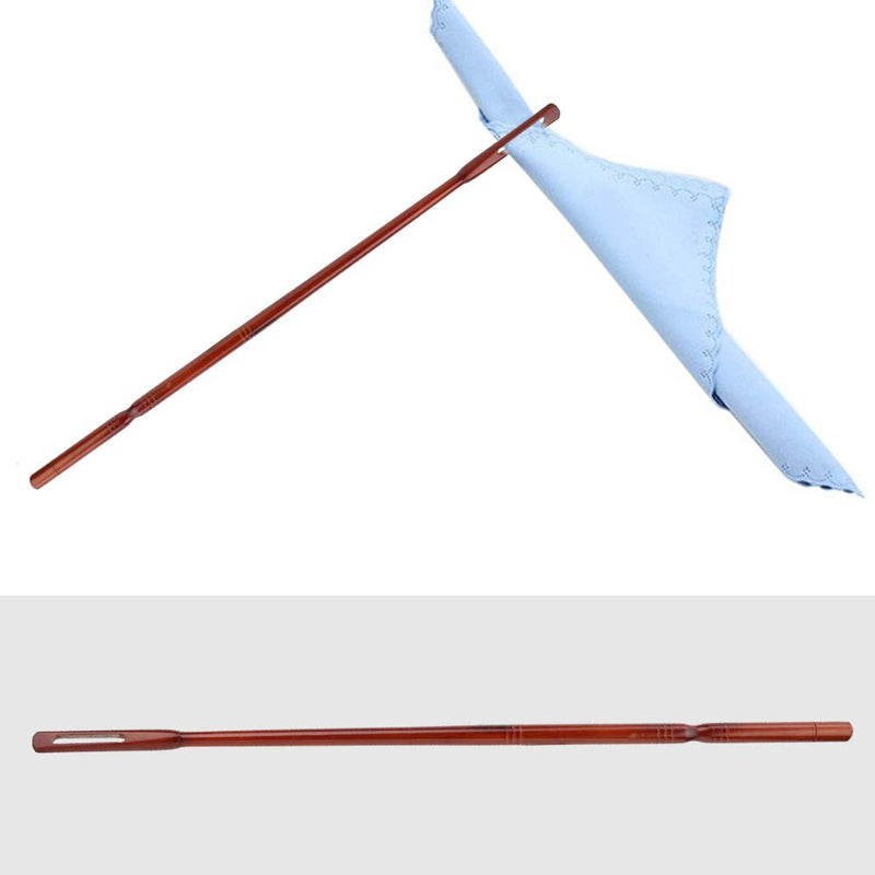 Flute Cleaning Rod,Maple Wood Succinite Color Flute Maintenance Cleaning Tool 36.2 x 0.96cm Playing Accessories