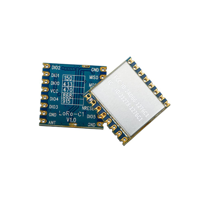 LoRa Ultra Long Range Transceiver, Compatible with RFM95W Wireless Transceiver Module 915MHz SPI Port SX1276 LoRa Module LoRa1276-C1 (5 PCS) 5 PCS