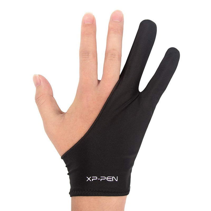 Drawing Tablet XPPen StarG640 Digital Graphic Tablet 6x4 Inch Art Tablet & Professional Artist Glove 2-Fingers Glove (Size S) Black