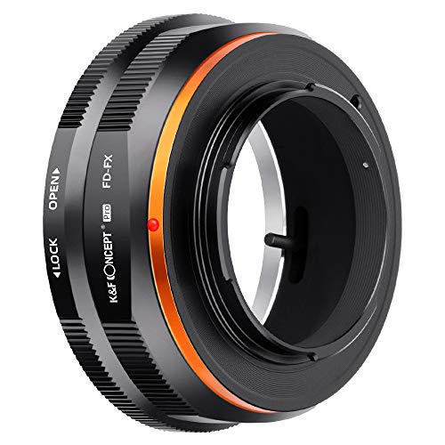 K&F Concept Lens Mount Adapter Compatible for Canon FD FL Lens to Fujifilm Fuji X-Series X FX Mount Mirrorless Cameras with Matting Varnish Design for Fuji XT2 XT20 XE3 XT1 X-T2